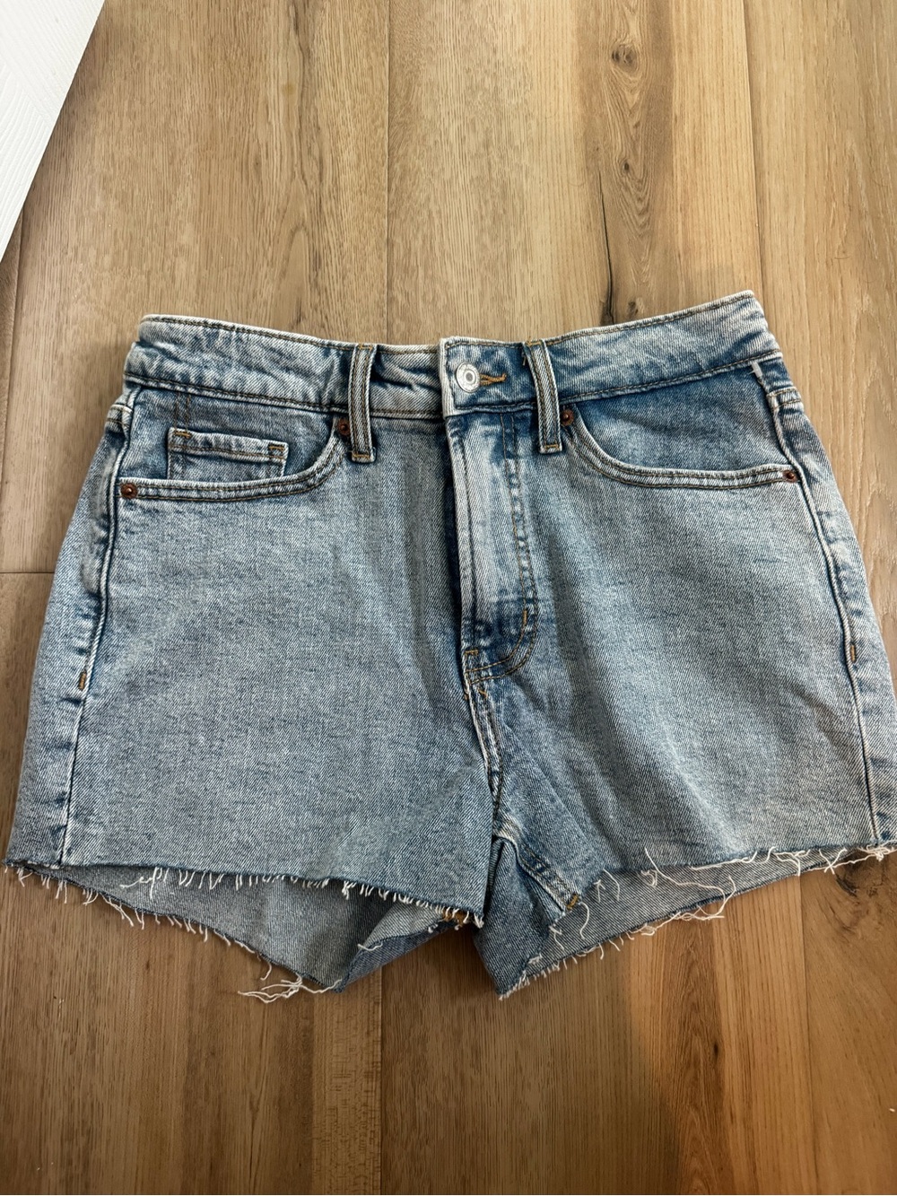 Old Navy Light Blue Denim Cutoff Shorts